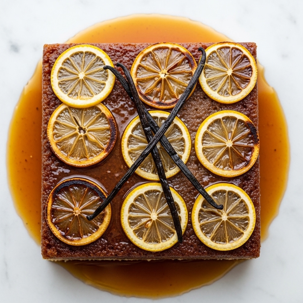 Upside-Down Lemon, Maple, and Vanilla Pudding with Lemon-Maple Butter Recipe