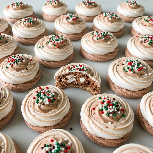 Chocolate Swirl Meringue Cookies Recipe