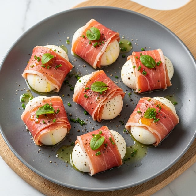 Prosciutto Wrapped Mozzarella Bites Recipe