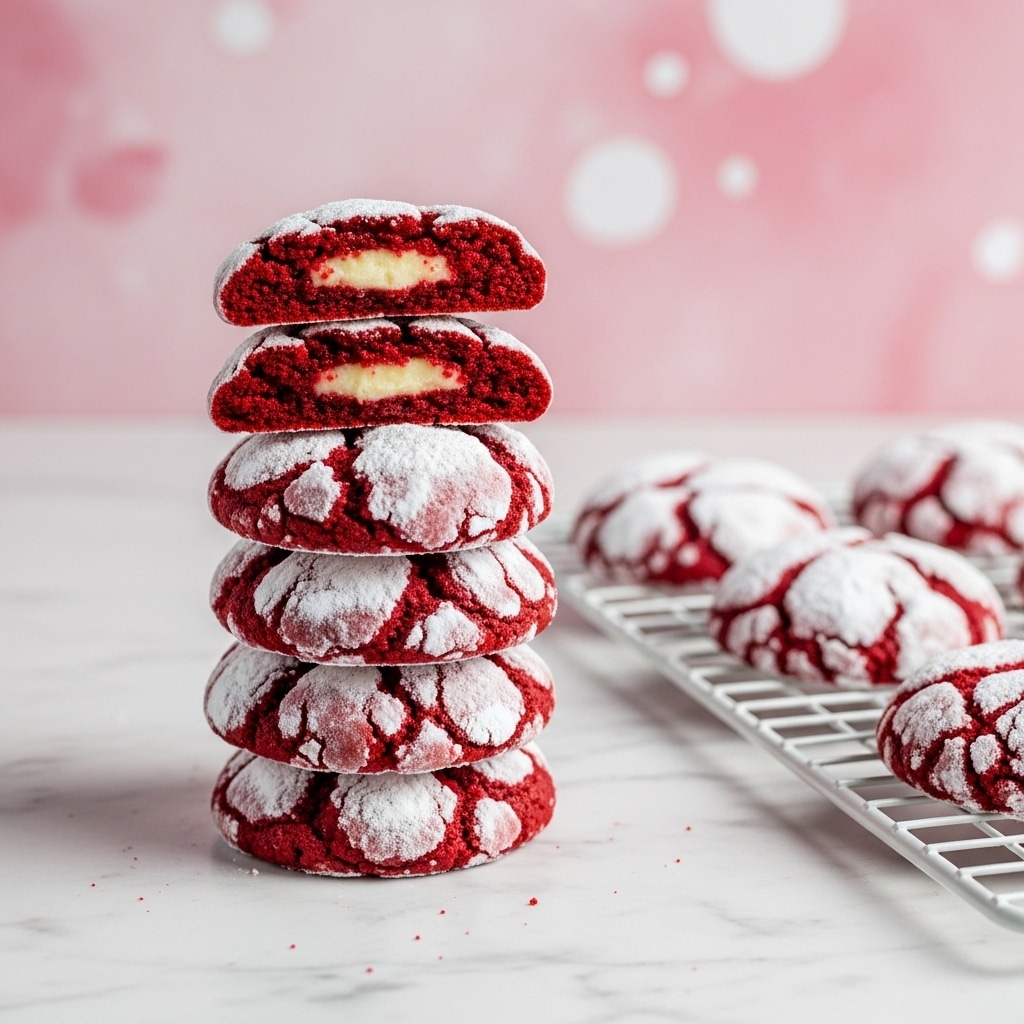Cream Cheese-Stuffed Red Velvet Cookies Recipe