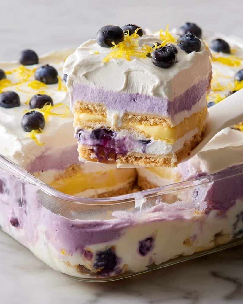 Lemon-Blueberry Cheesecake Lasagna Recipe