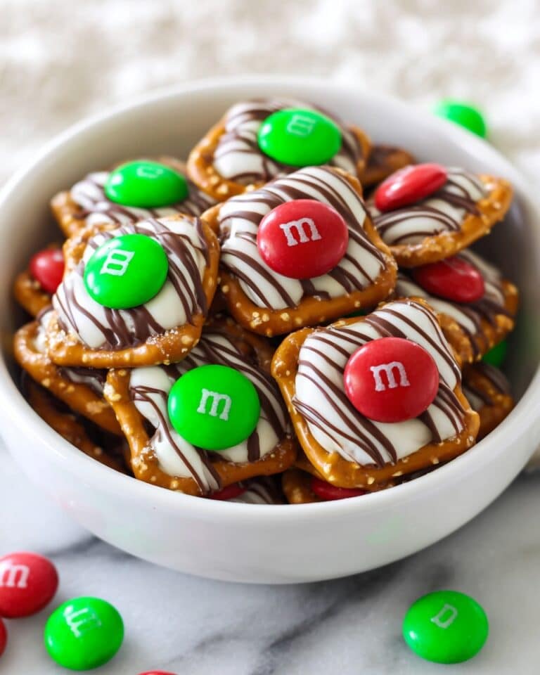 M&M Pretzel Hugs Recipe