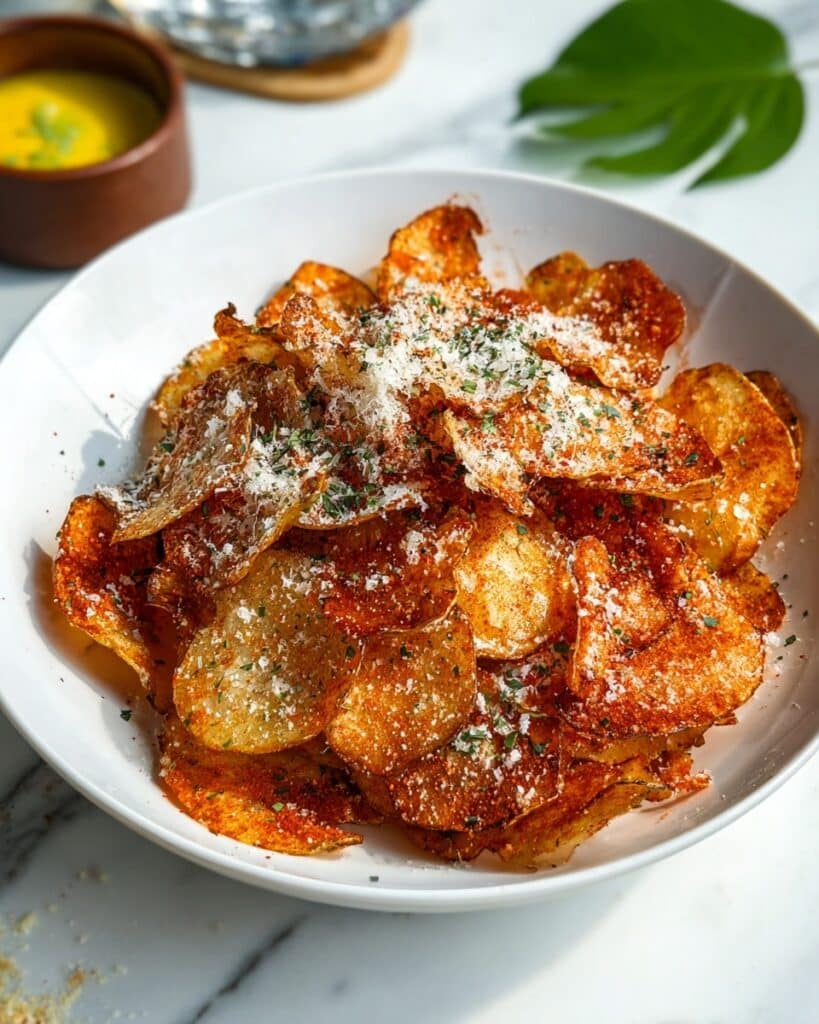 Spiced Potato Chips Recipe