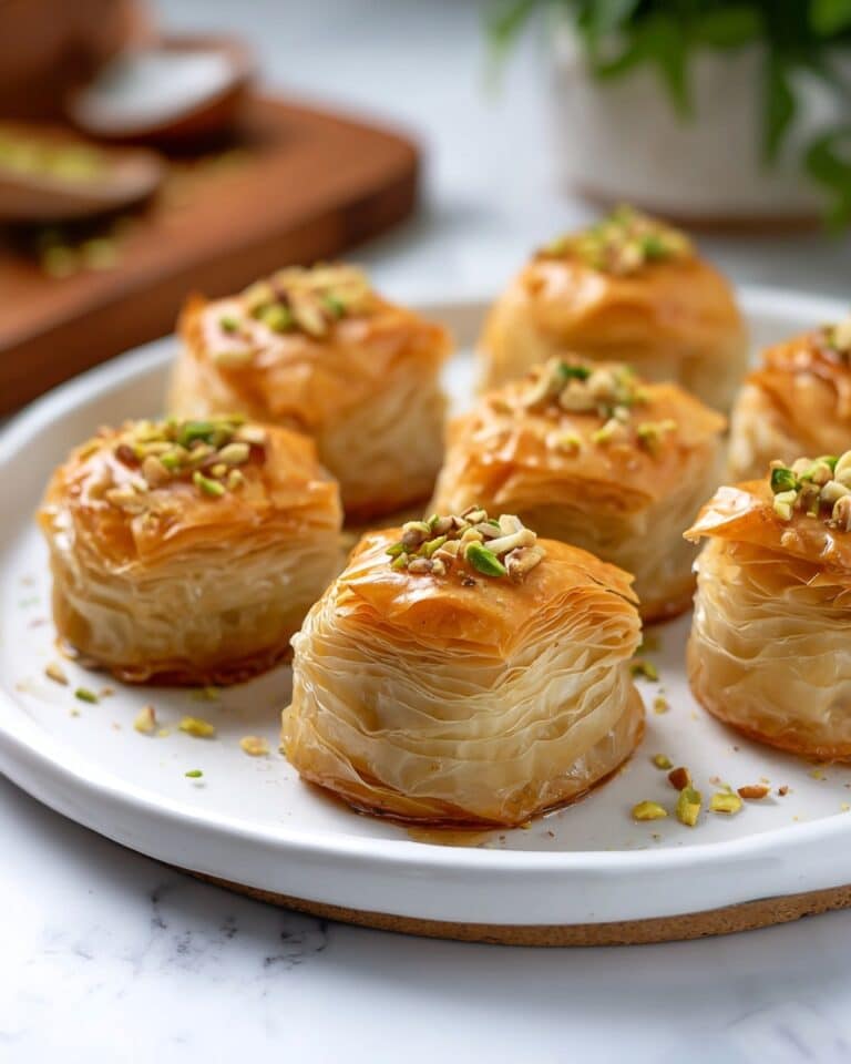 Cheesy Gruyère Phyllo Bites with Honey, Chives, and Almonds Recipe