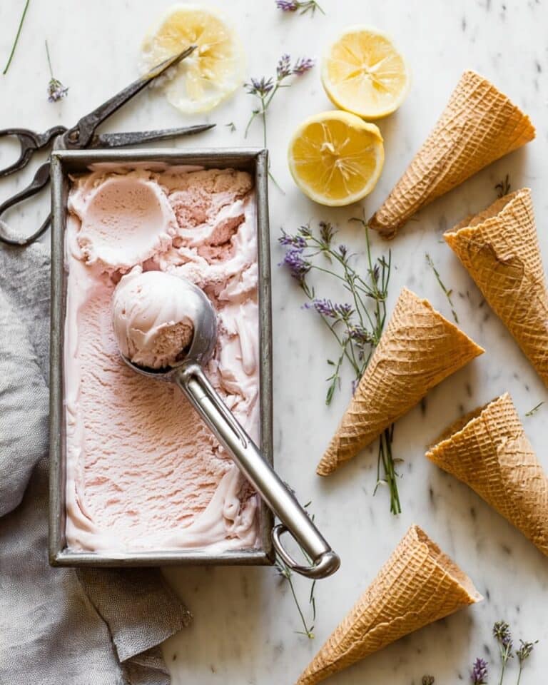 Lavender Lemon Ice Cream Recipe