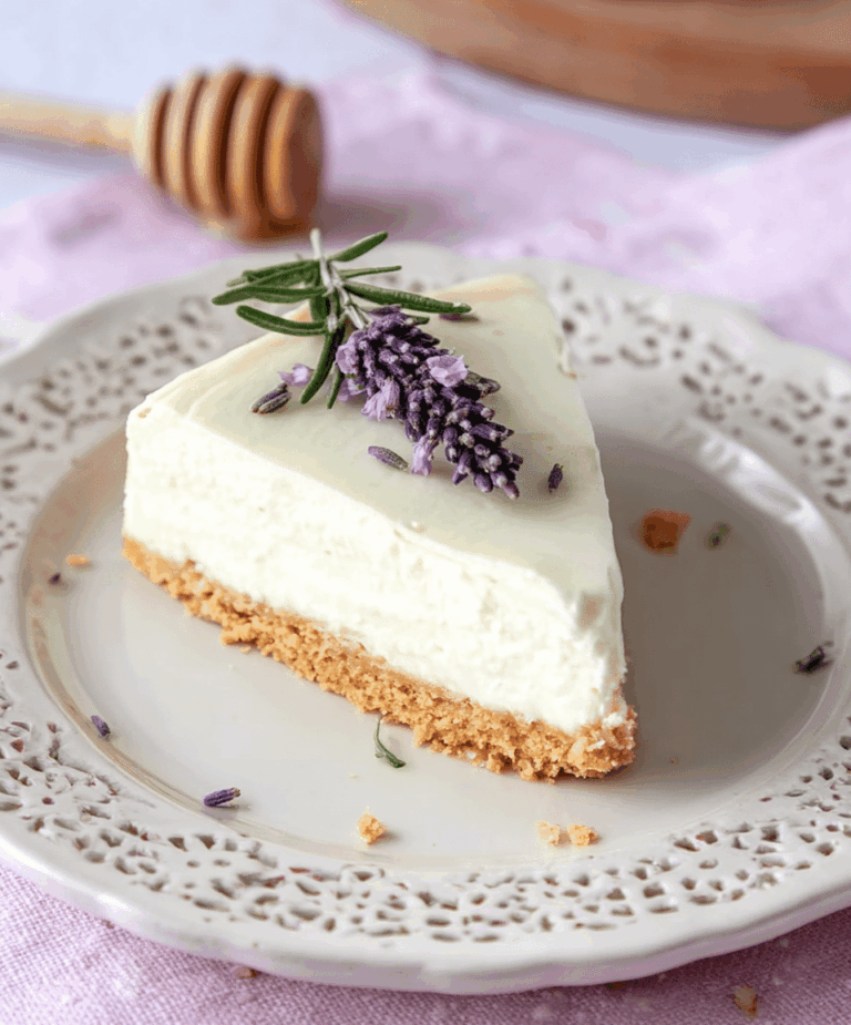 Lavender Honey Cheesecake Recipe