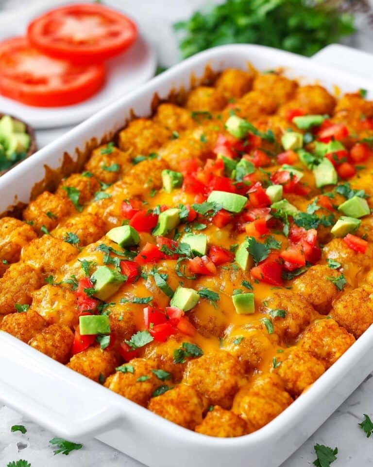 Easy Taco Tater Tot Casserole Recipe