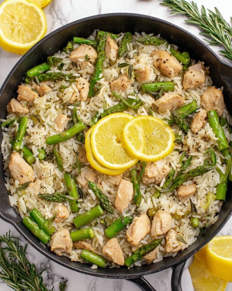 Lemon Rosemary Chicken and Rice Recipe