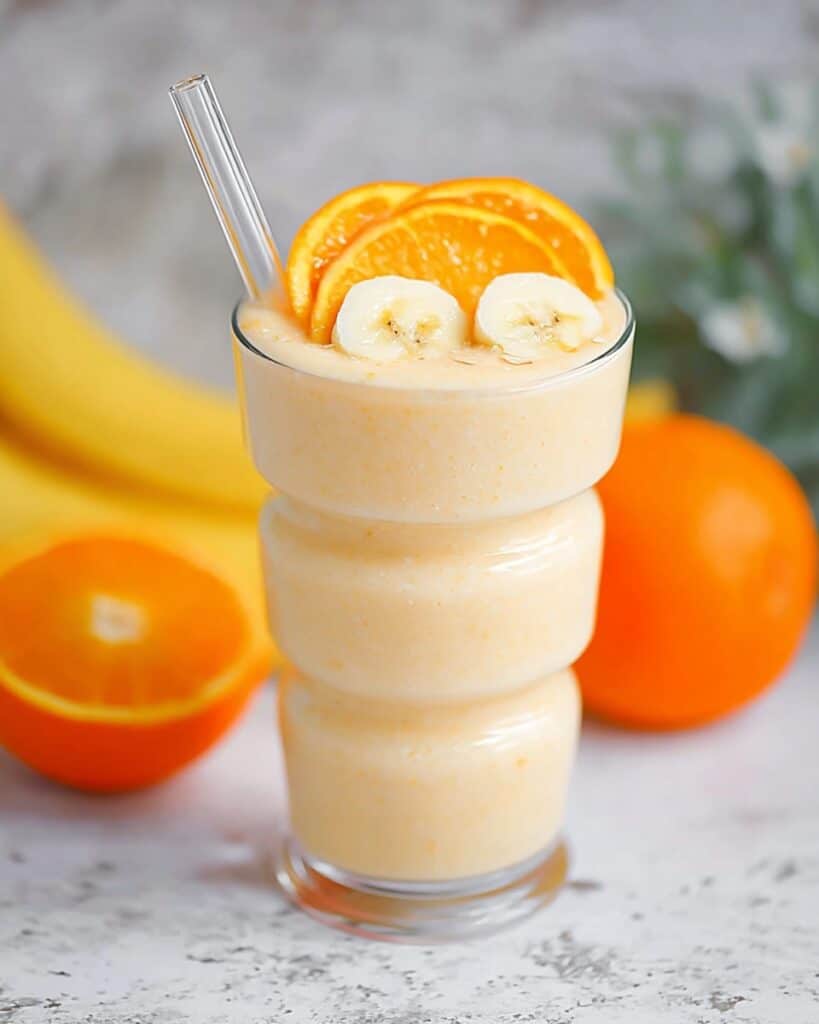 Banana Orange Cottage Cheese Smoothie – Protein Packed Recipe