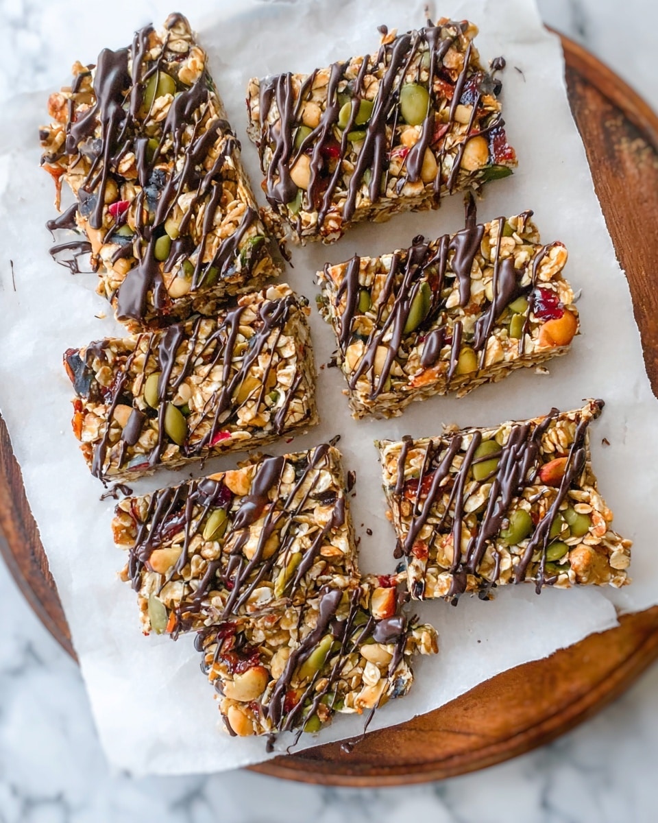 Super Healthy Nut & Fruit Granola Bars Recipe