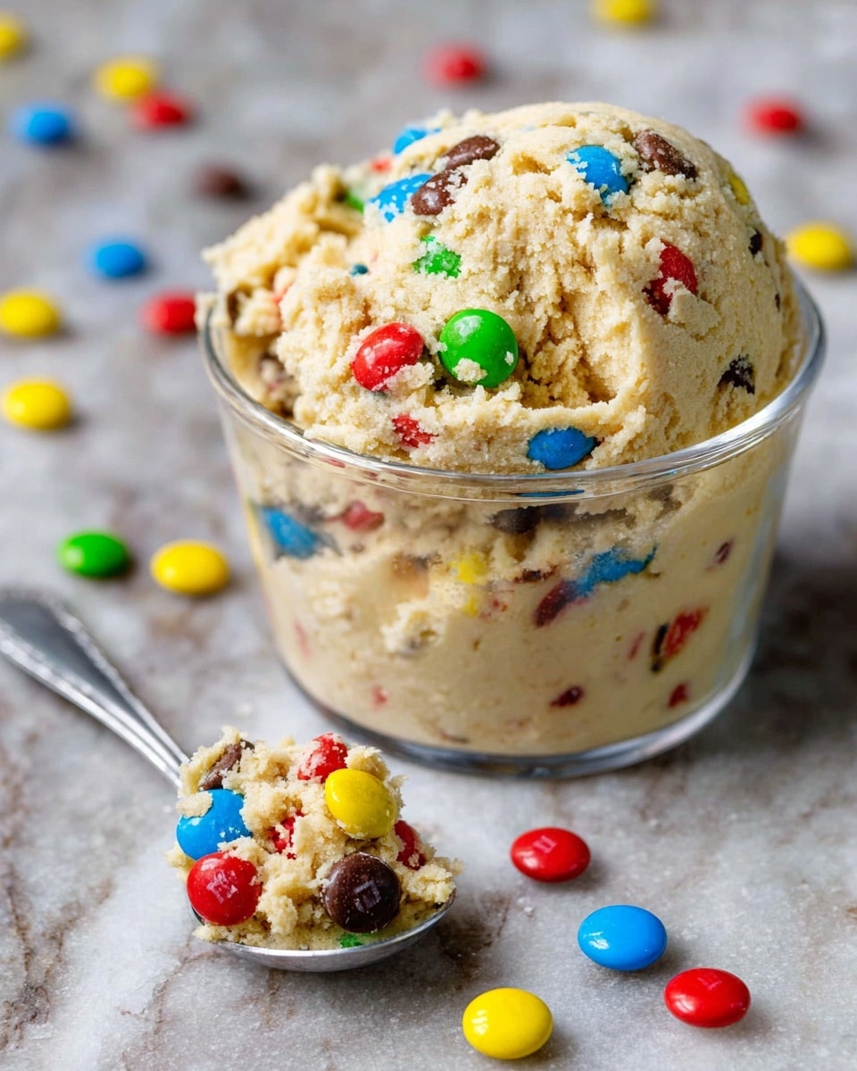 Edible M&M Cookie Dough Dip Recipe