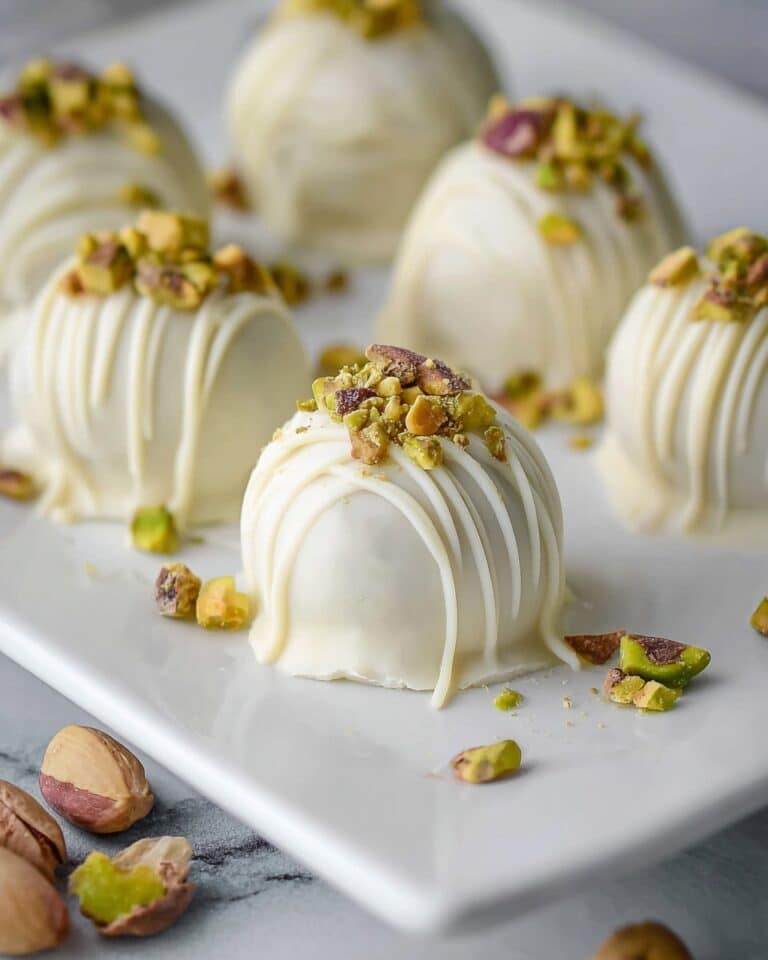 Pistachio Cookie Truffles Recipe