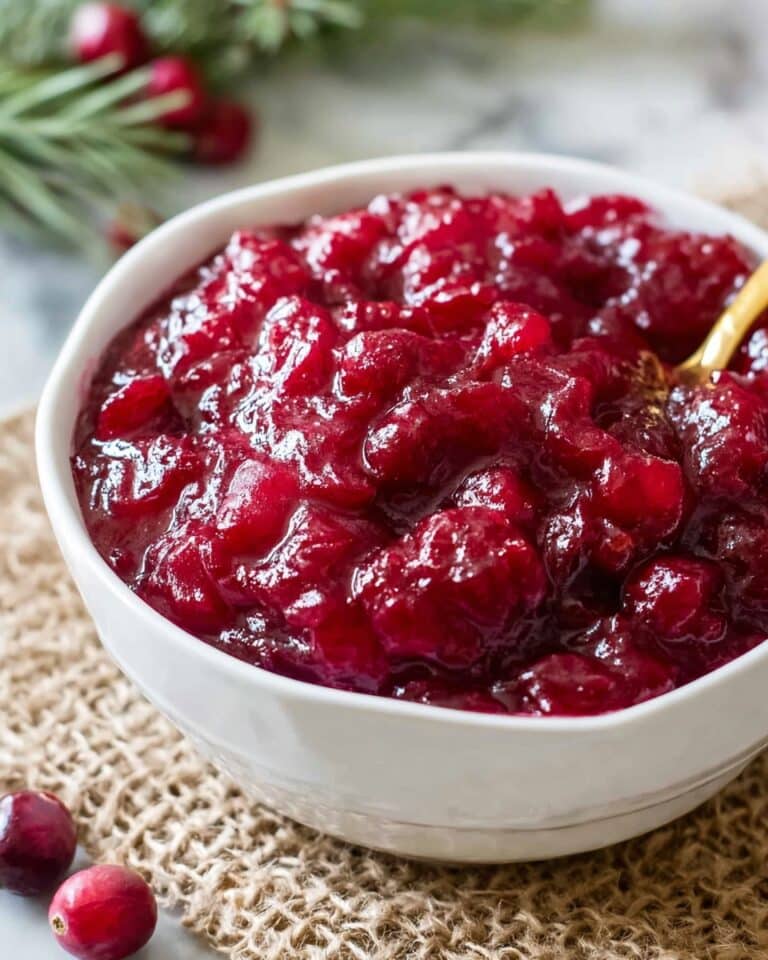 Homemade Cranberry Sauce Recipe