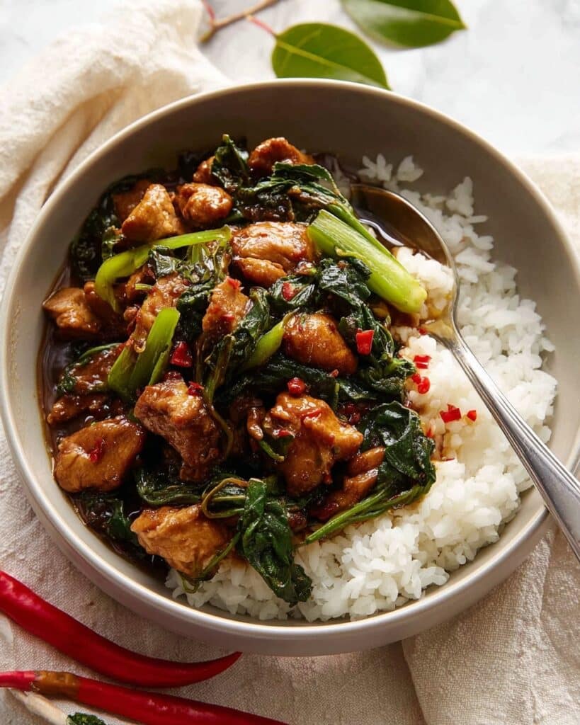 Thai Chilli Basil Chicken Recipe