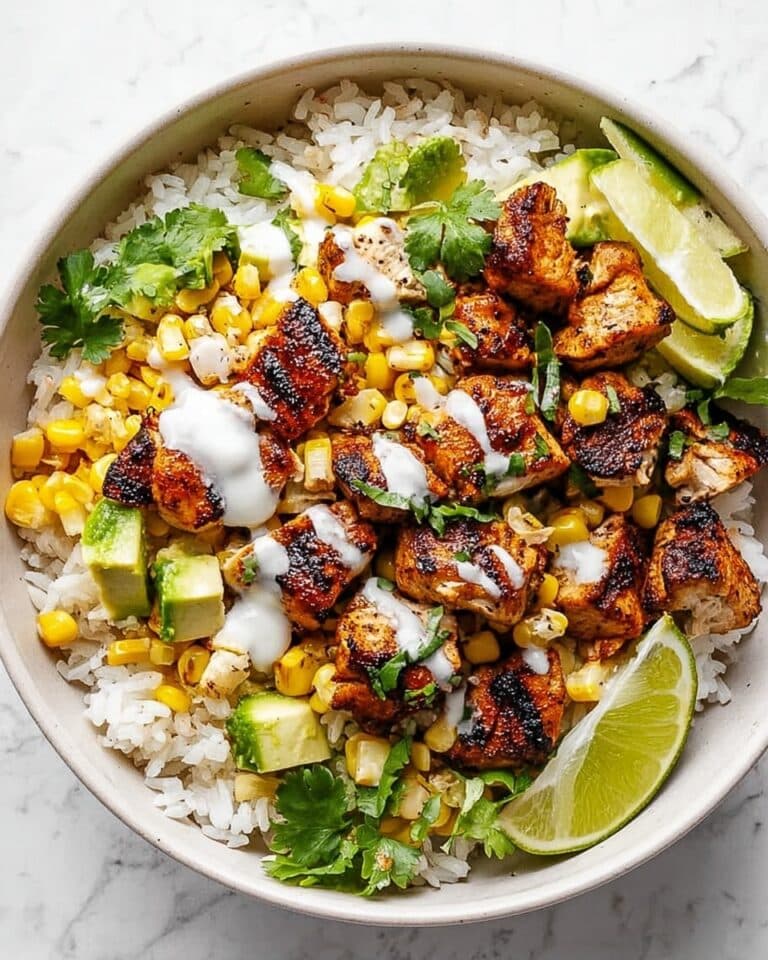 Street Corn Chicken Rice Bowl Recipe