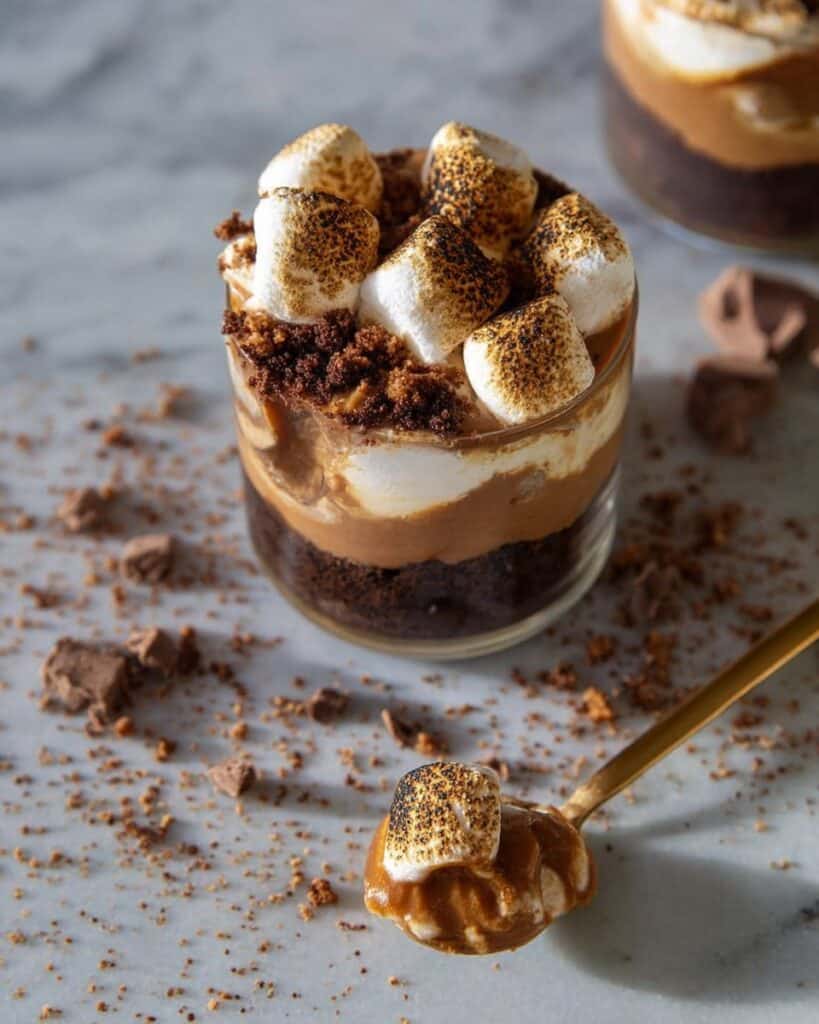 Mini No-Bake S’mores Sweet Potato Cheesecakes Recipe