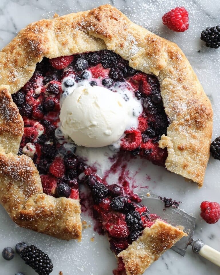 Vanilla Bean Berry Galette Recipe