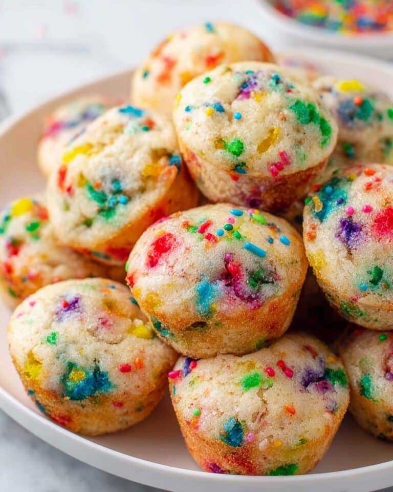 Birthday Cake Mini Muffins Recipe