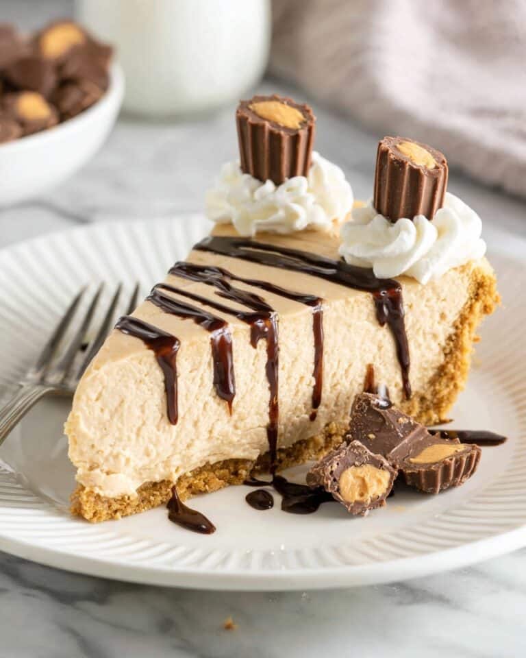 No Bake Peanut Butter Pie Recipe