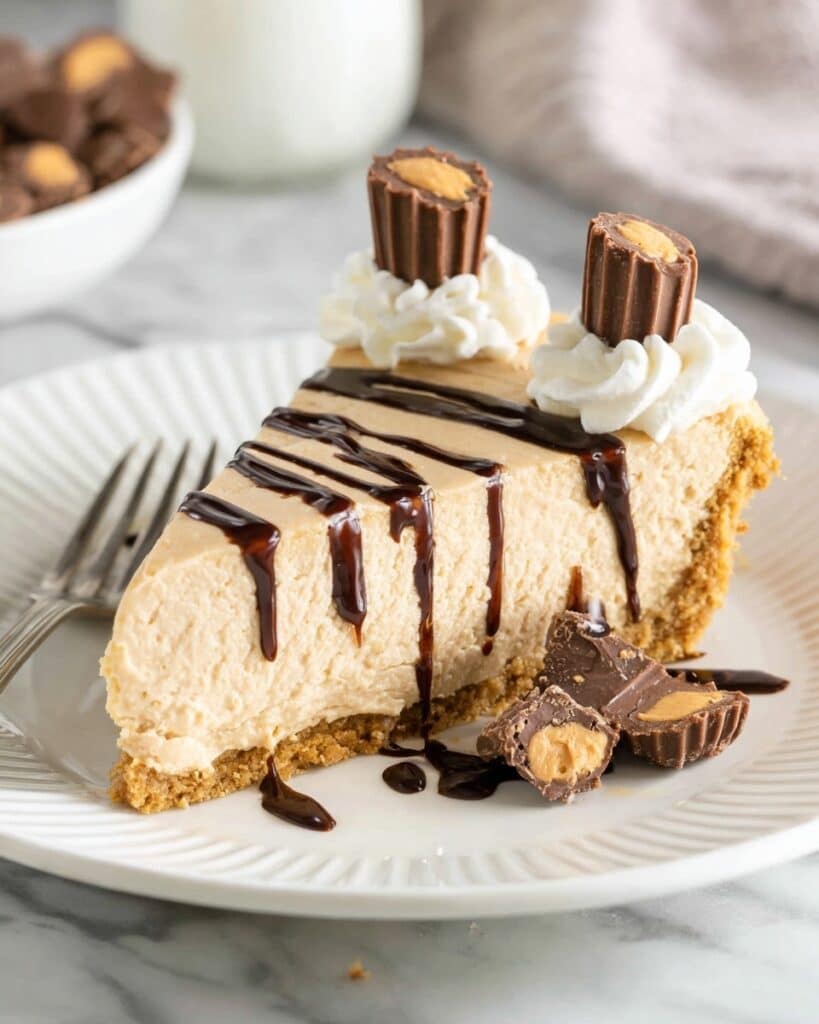 No Bake Peanut Butter Pie Recipe