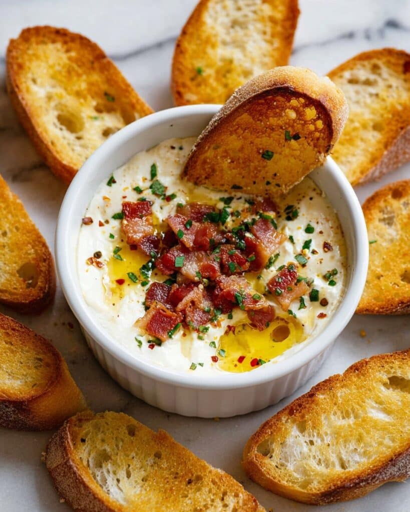 Shirred Eggs with Parmesan, Bacon, and Chives Recipe