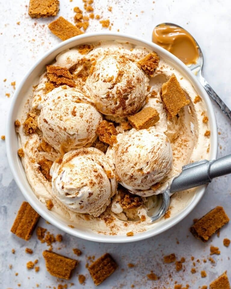 No Churn Biscoff Espresso Ice Cream Recipe