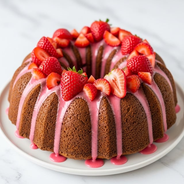 Strawberry Pound Cake with Strawberry Glaze Recipe