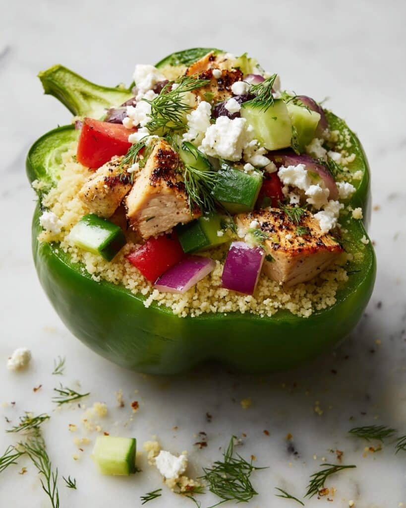 Greek Stuffed Peppers Recipe