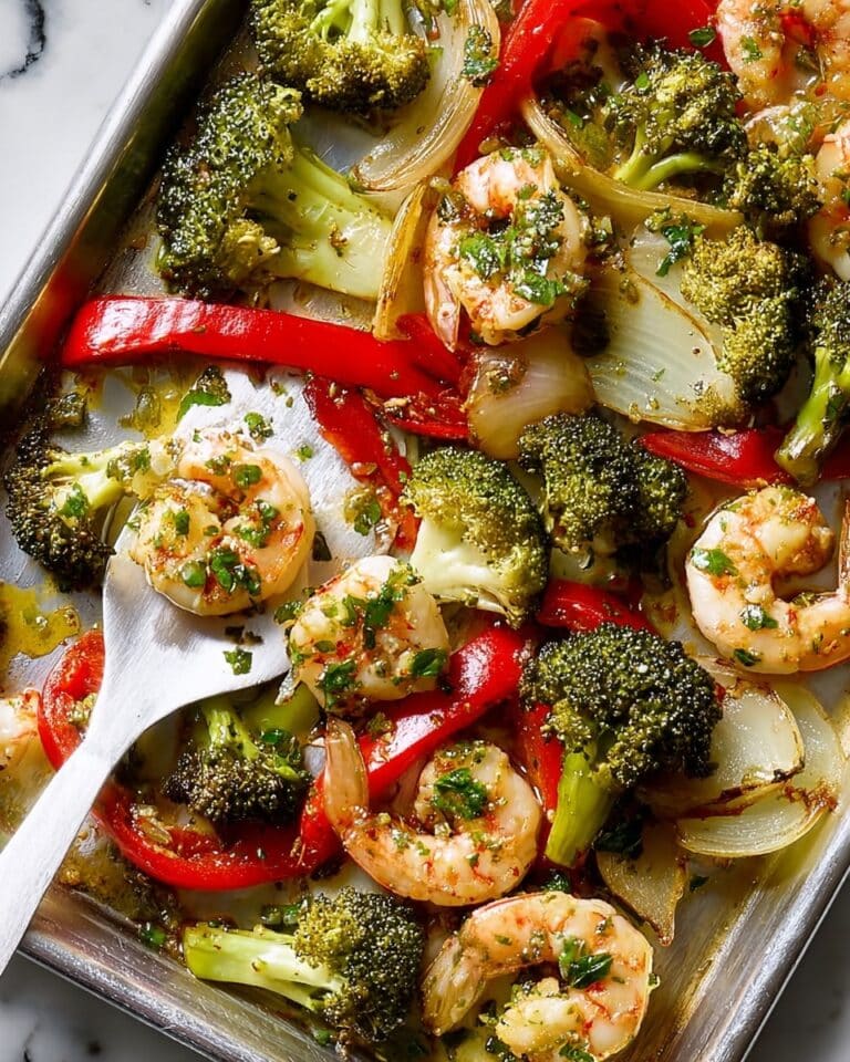 Sheet-Pan Garlicky Shrimp and Veggies Recipe