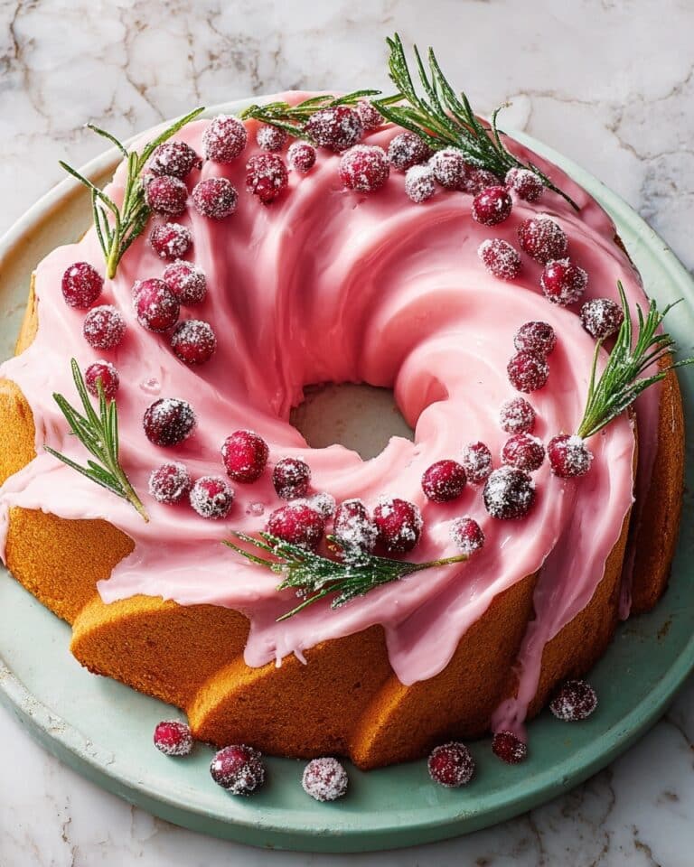 Cranberry Glaze Bundt Cake Recipe