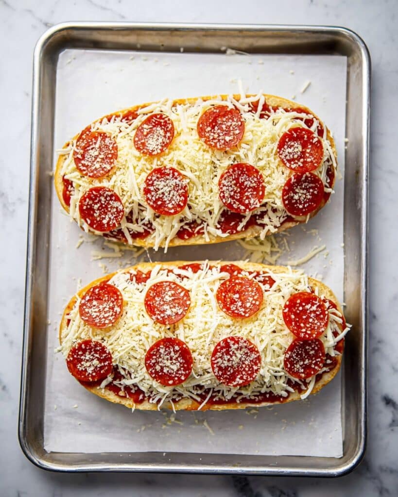 Garlic Bread Pizza Recipe