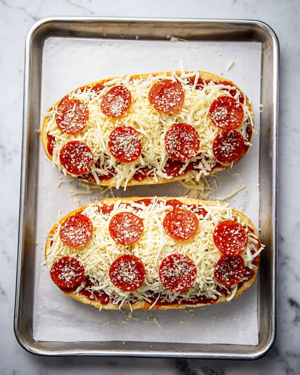 Garlic Bread Pizza Recipe