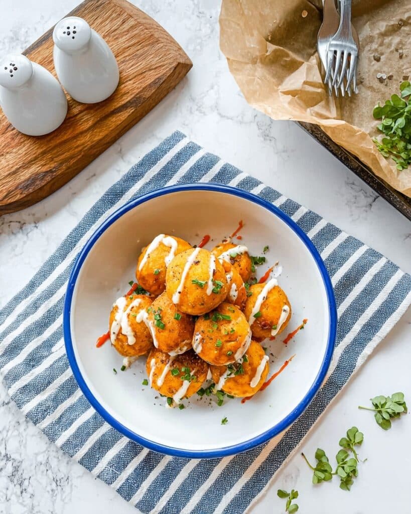Low Carb Buffalo Chicken Meatballs Recipe