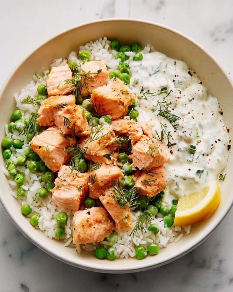 One-Pot Salmon and Dill Rice with Peas Recipe
