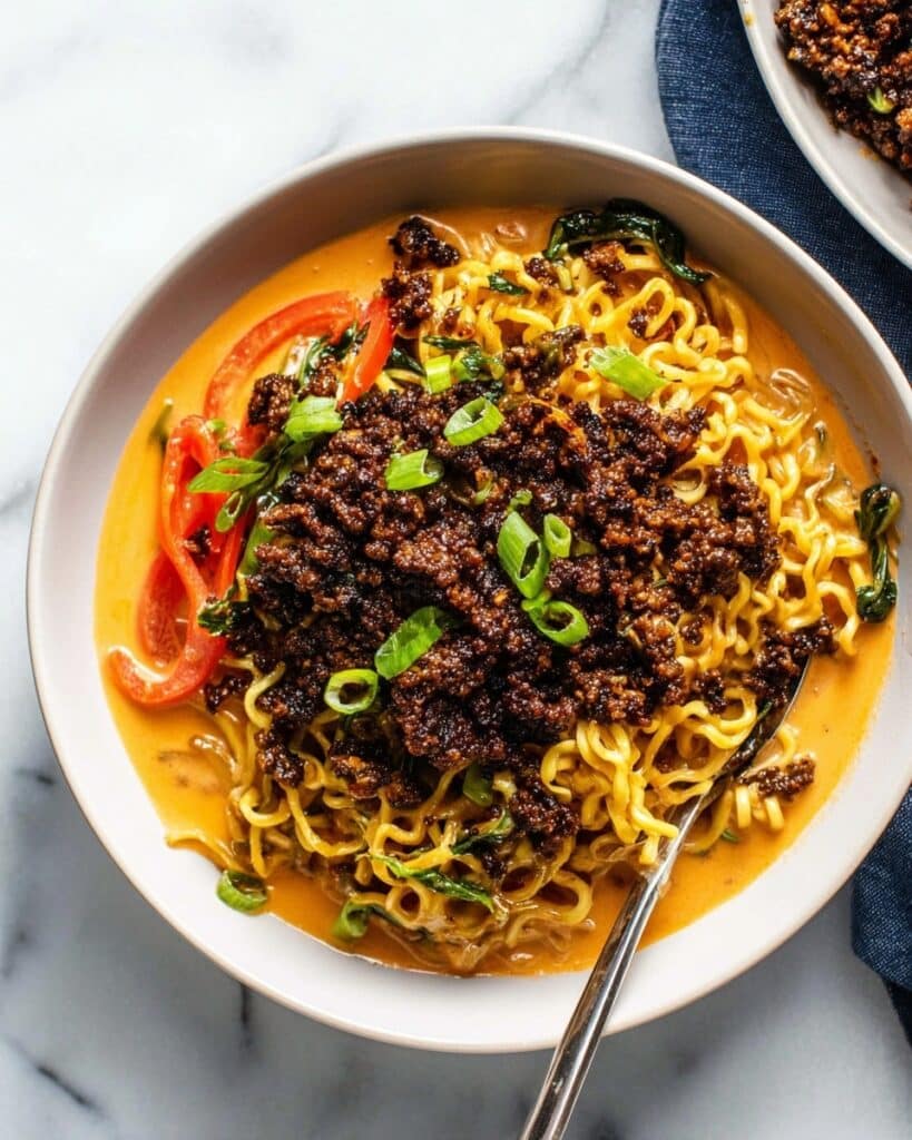 Caramelized Beef and Peanut Noodles Recipe