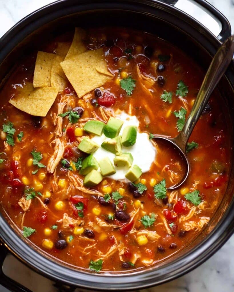 Slow Cooker Mexican Chicken Soup Recipe