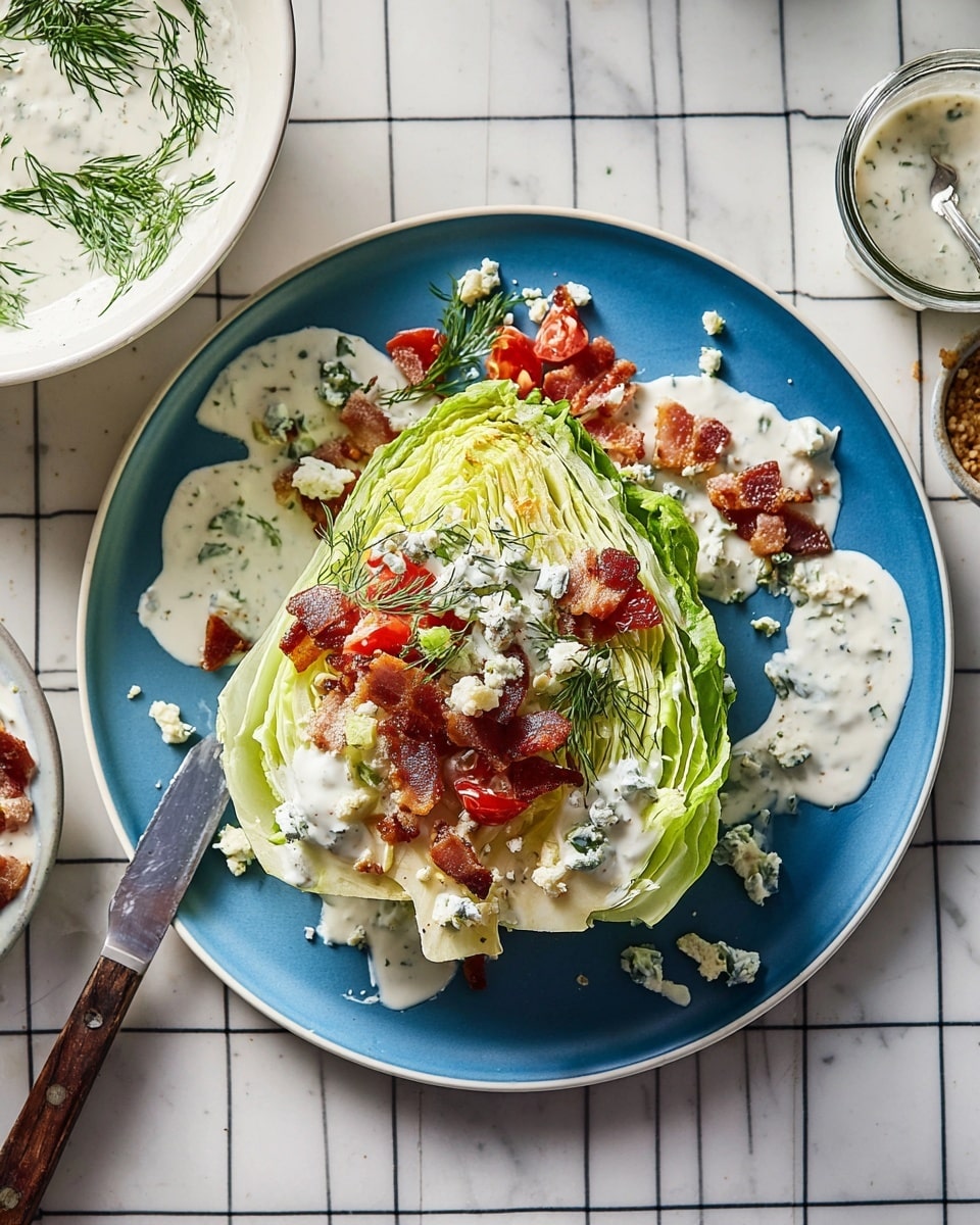 Garlic Herb Wedge Salad Recipe