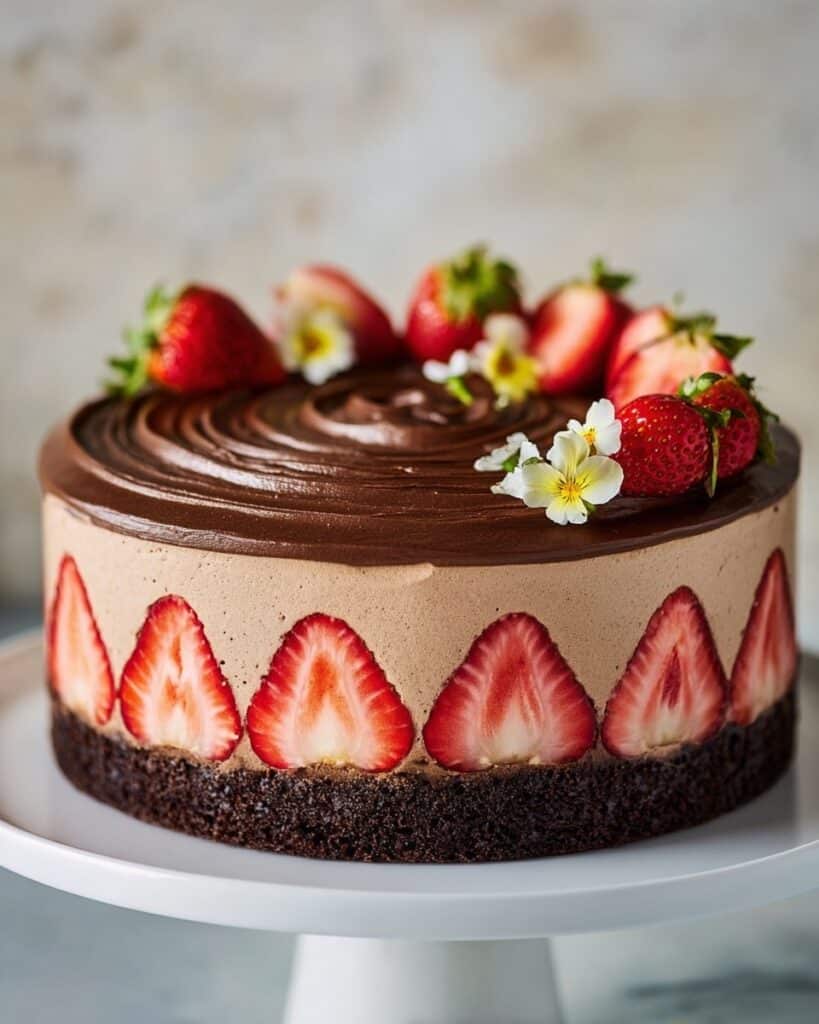 Gesine’s Chocolate and Strawberry Cream Puff Cake Recipe